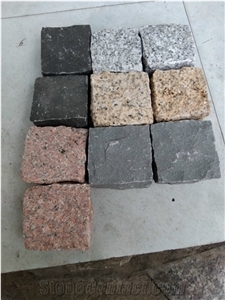 Multiple Color Granite Cube Stone Pavers