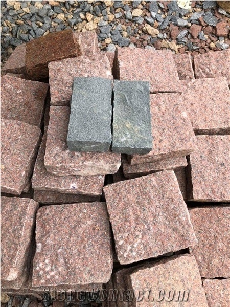 Multiple Color Granite Cube Stone Pavers