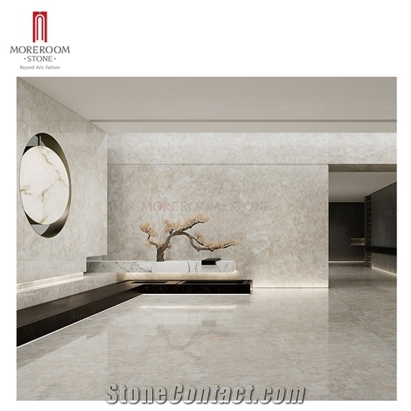 China Factory White Sintered Stone Of Background Wall