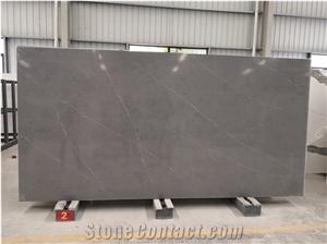 Black Calacatta Beautiful Pattern Quartz Slabs High Quality