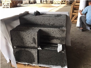 Natural Cheap Price Tiles Black Hole Basalt