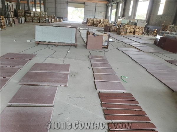 Red Granite Cube Paver Paving Stone