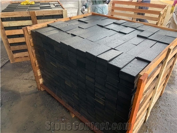 Volcano Cube Basalt Stone Pavers