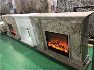 Stone Fireplace/Fireplace Mantel/Marble Fireplace