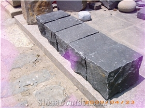Black Basalt Cube Stone,Cobble Pavers, Pavement