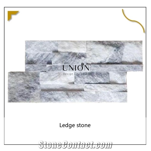 Cloudy Grey Ledgestone Slate Display Stone Ledge Stack Stone