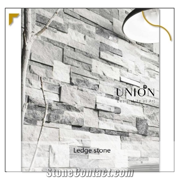Cloudy Grey Ledgestone Slate Display Stone Ledge Stack Stone