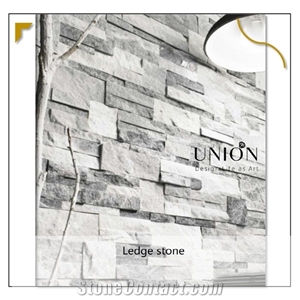 Cloudy Grey Ledgestone Slate Display Stone Ledge Stack Stone