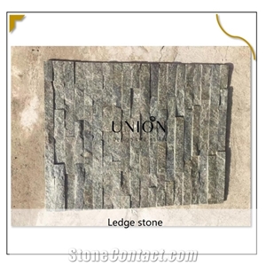 Green Quartzite Natural Stack Veneer Stone Ledge Surface