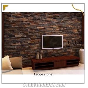 Natural Multicolor Rusty Ledge Stone Wall-Cladding-Panels