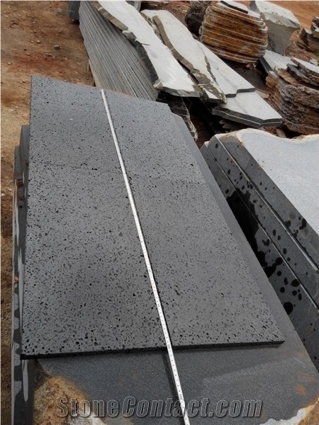 Black Basalt Stone China Suppliers Swimming Pool Tiles