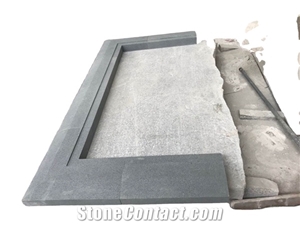 Chinese Grey Granite Exterior Straight Edge Pool Capping