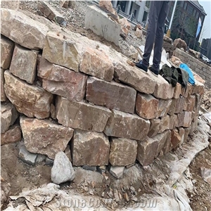 Garden Wall Blocks and Retaining Wall, Stone Retaining Wall