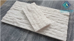 Crystal Line Chilese White Marble Wall Panel, Marble Veneer