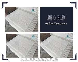 Line Chiseled for Wall Cladding