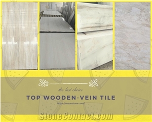 Multiform Wooden Vein Marble Tiles