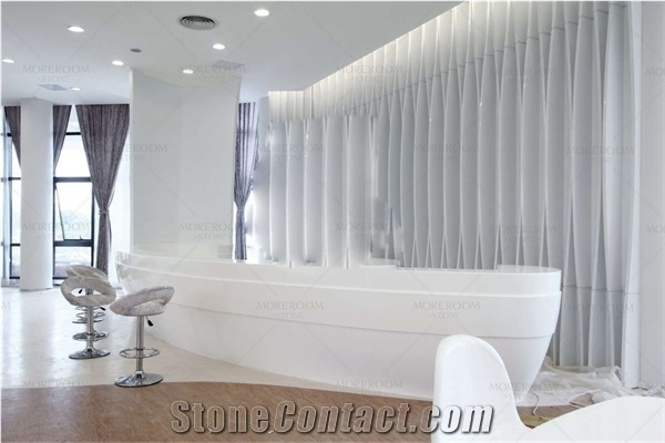 Acrylic Office Reception Desk Acrylic Resin Sheets Panel