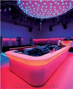 Artificial Marble Acrylic Sheet Bar Table Countertop