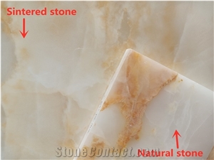 China White Sintered Stone Slabs For Indoor Floor