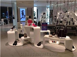 Decoration Artistic Artificial Acrylic Sheets Display Stand