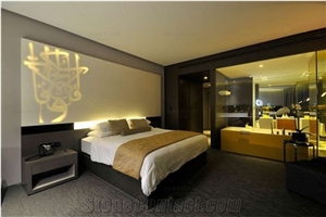 Hotel Background Wall Design Acrylic Resin Sheets Transtones