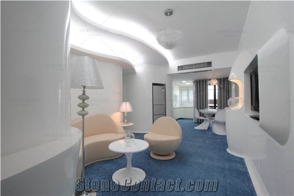 Hotel Background Wall Design Acrylic Resin Sheets Transtones