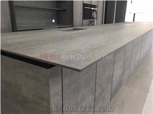 Modern Design Gray Sintered Stone Kitchen Cabinet Door Panel