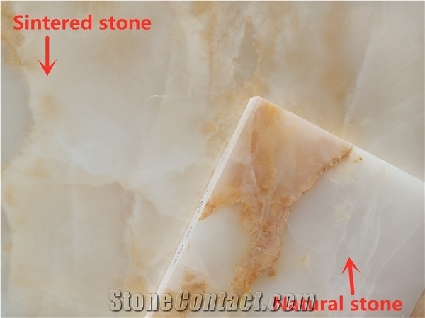 White Sintered Stone Slabs For Bathroom