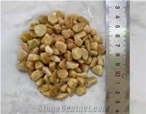 Yellow Granite Crushed and Tumbled Gravel Pebbles Hbc-03