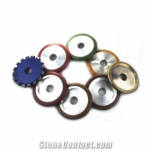 Drainer Groove Flute Polishing Wheels Diamond Resin