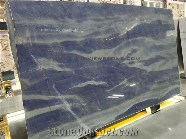Azul Imperial Azul Tropical Quartzite Slabs