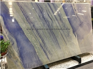 Azul Imperial Azul Tropical Quartzite Slabs