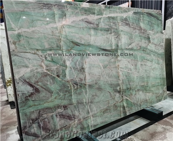 Botanic Bordeaux Quartzite, Moldavite Crystal Quartzite