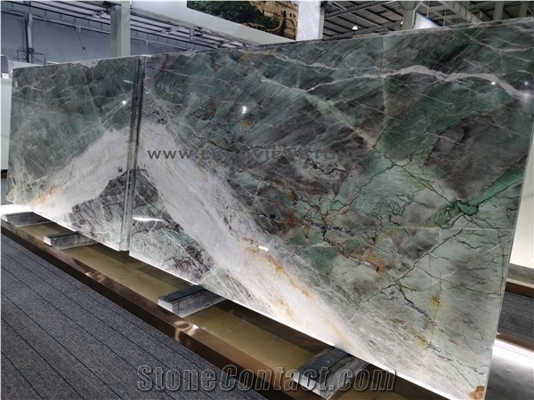 Botanic Bordeaux Quartzite, Moldavite Crystal Quartzite