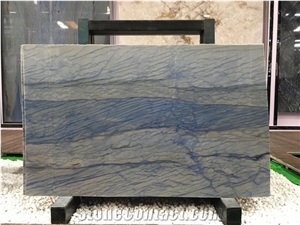 Luxury Azul Macaubas Quartzite Grand Skylight Blue Countertop
