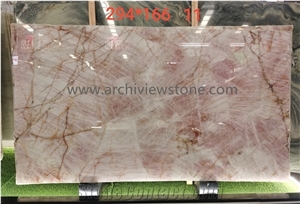 Pink Lady Lumix Quartzite Slab