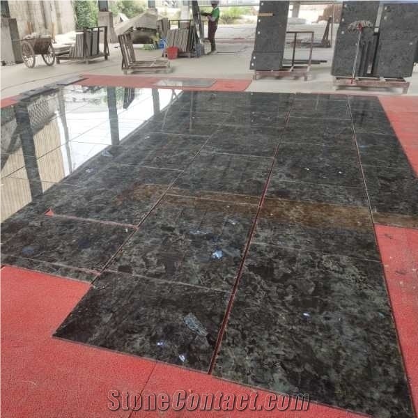 Aphrodite,Labradorite Green/Blue Granite Slab Tile