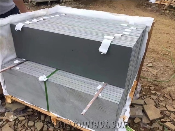 China Cheap Black Grey Basalt Step Andesite Tread Threshold