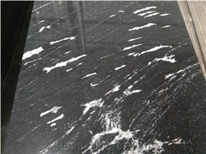 China Flamed Snow Grey,Dark Via Lactea,Jet Mist Granite Tile