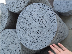 Haikou Lava Holes Basalt Stone Garden Stepping Stair Spheres