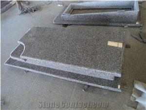Natural Brown Rose Red G664 Cheap Granite Tombestone Design