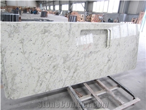 Andromeda White Granite Kitchen Countertops Island Bar Tops