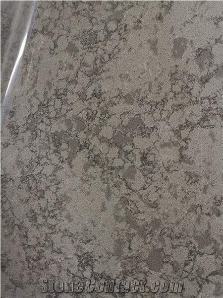 Artificial Quartz Stone Grey Slab Price