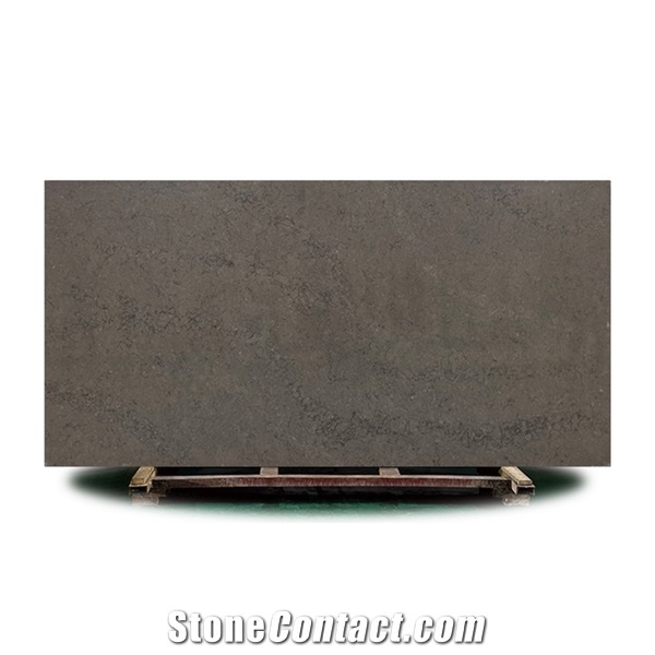 Grey Veins Artificial Stone Quartz Slabs for Kitchen