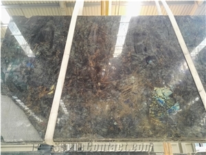 Lemurian Blue Granite Polished Slabs, Granite Slabs