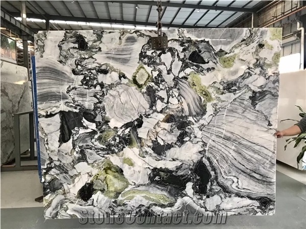 New Design Popular Ice Jade Marble Slabs