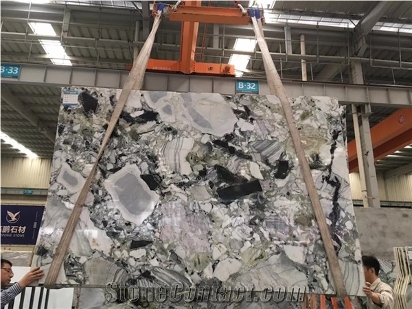 New Design Popular Ice Jade Marble Slabs