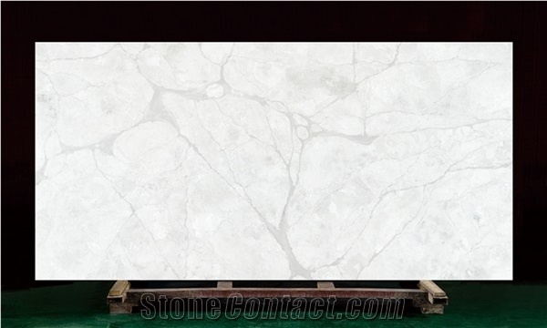Popular New Calacatta Quartz Slab for Kitchen