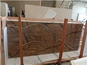 Rain Forest Brown Marble Stone Tile
