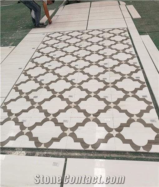 Turkey Polsihed Dolomite White Marble Tiles for Floor